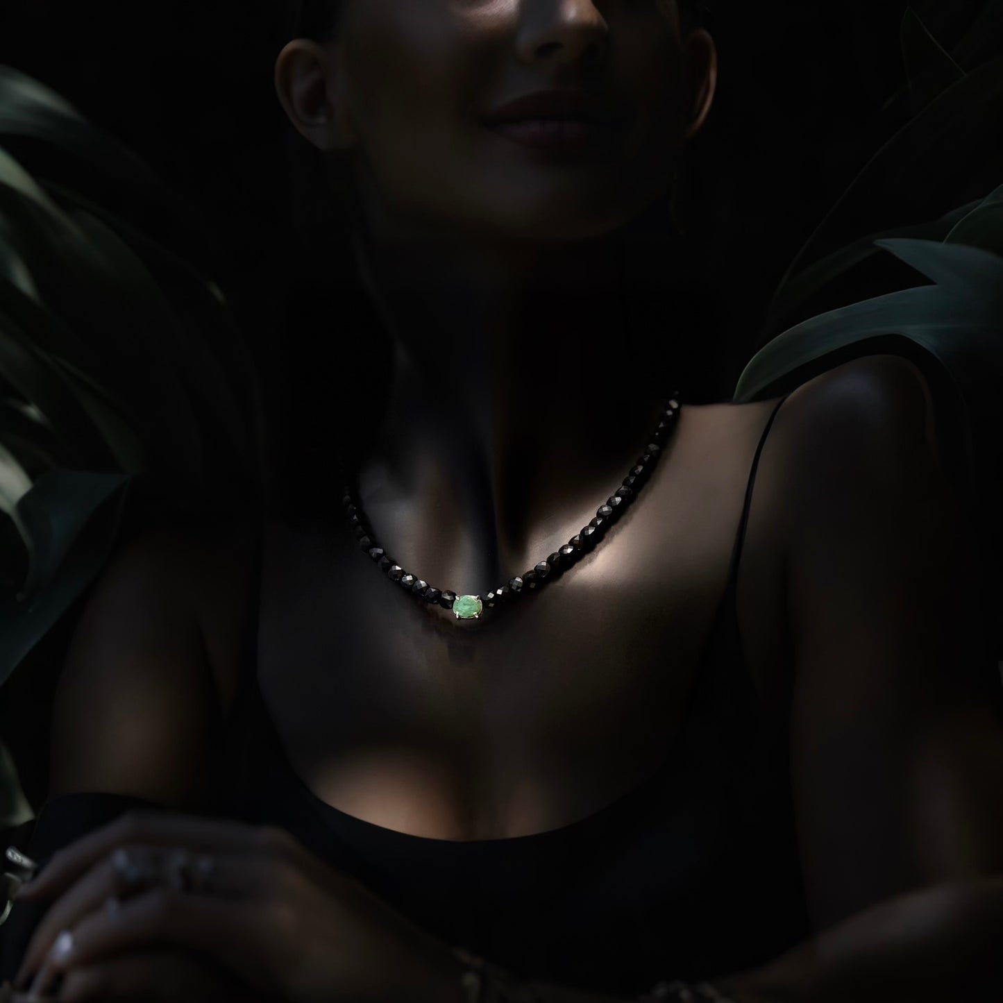 Natural Emerald & Onyx
