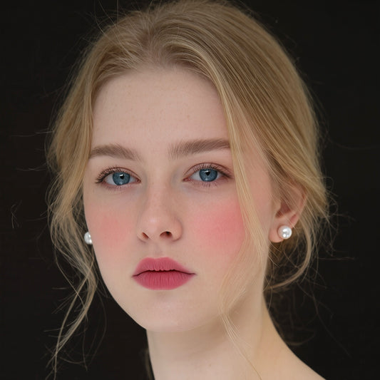 Natural Akoya Pearl Stud Earrings